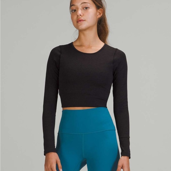 lululemon athletica Tops - Lululemon Ebb to Street Long Sleeve black